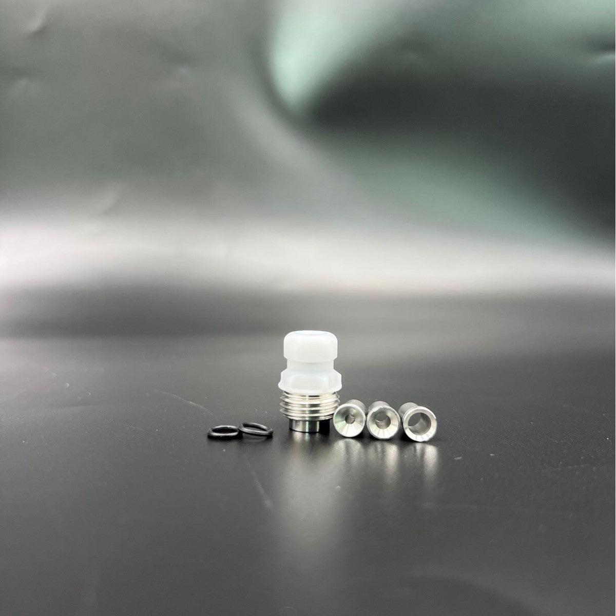 DDSX Mission Button Quick-Release Drip Tip Stainless Steel Plastic PEI PEEK Heat Insulation with Plug Mouthpiece