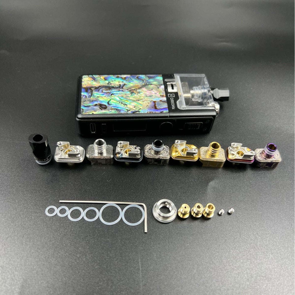 DDSX New 909 NUGG 316 Stainless Steel Single Coil Design Rebuildable Atomizer Kit with 3 Air Pins