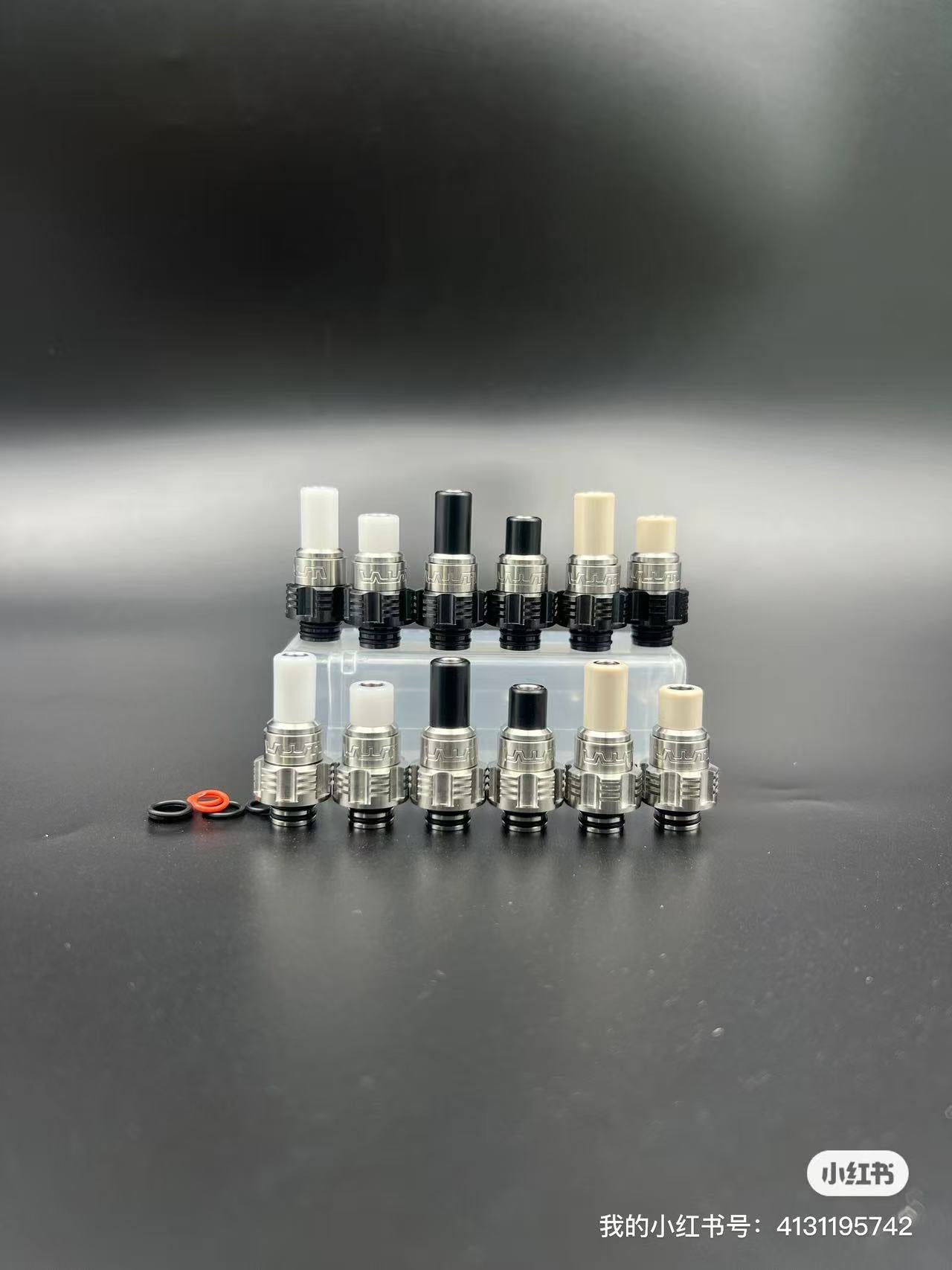 DDSX 510 Integrated Adapter Kit Short/Long Drip Tips 316 Stainless Steel