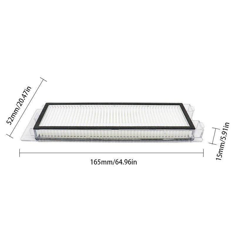 For Roborock P10 / Q Revo Accessories: Main Brush, HEPA Filter, Side Brush, Dust Bag, Mop Cloth, Cleaning Solution