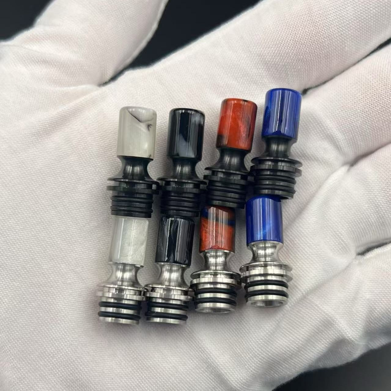 DDSX New 510 Drip Tip Stainless Steel Resin Anti-Condensation Mouthpiece ID2.8mm