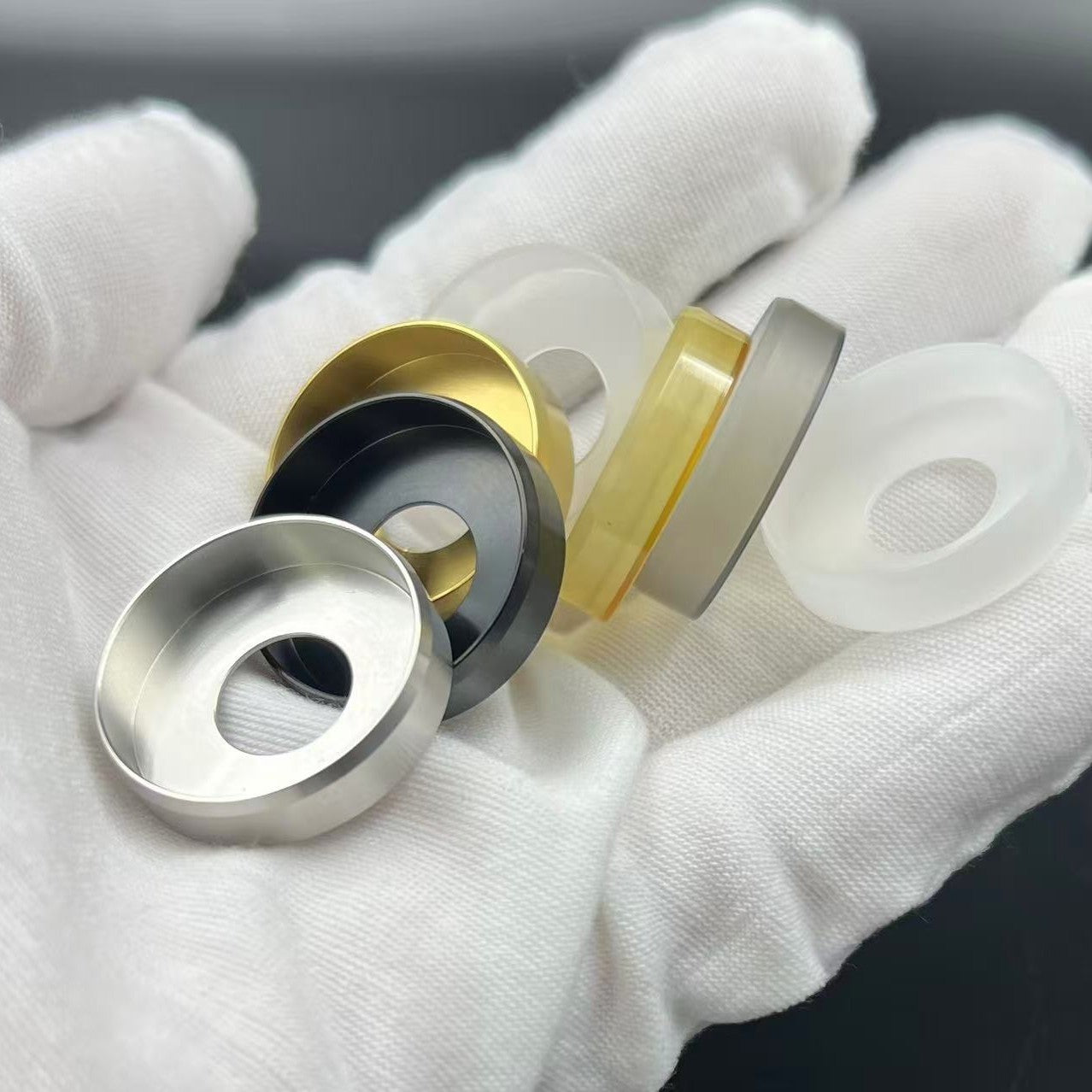 DDSX Typhoon Ring Texture Ring Striped Ring Armor 24mm Decorative Ring for 22mm Stainless Steel