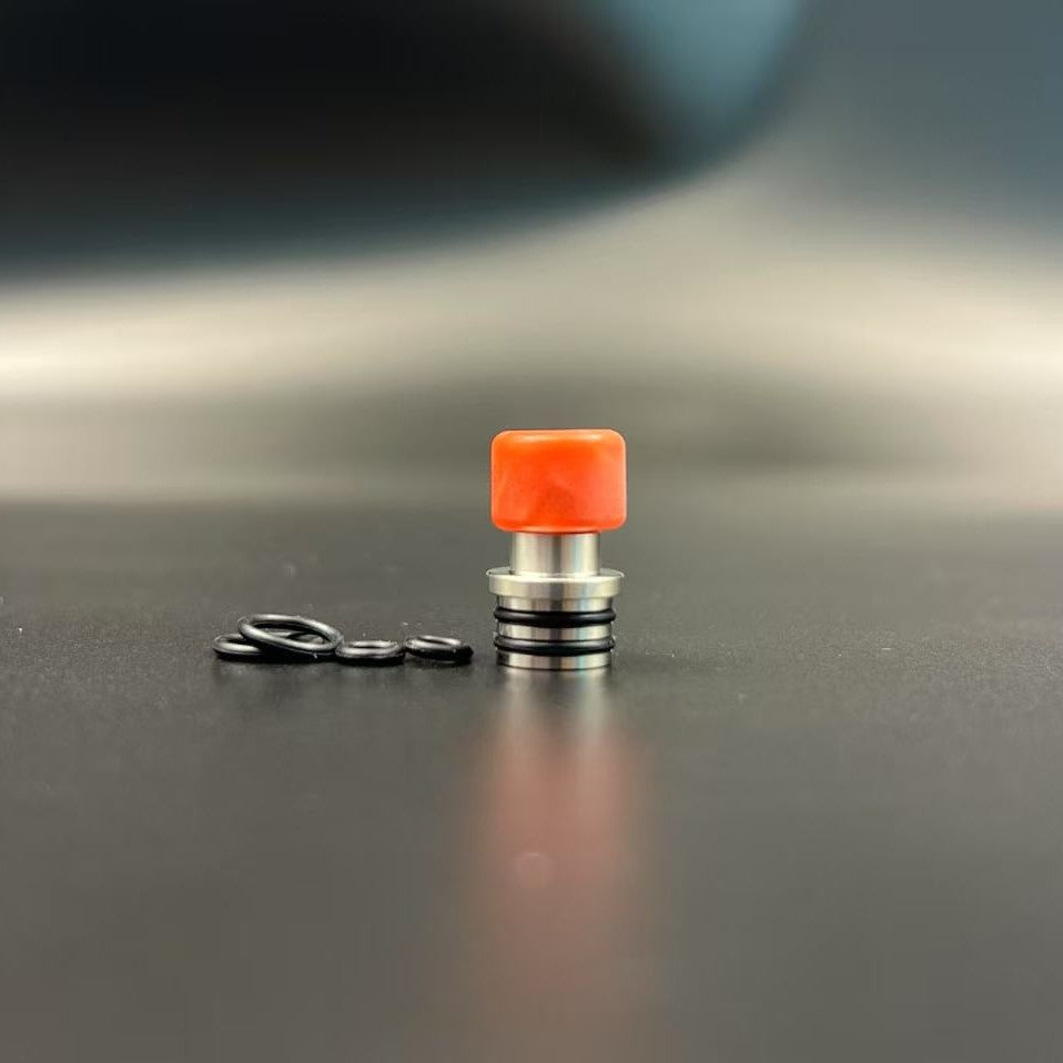 DDSX New 510 Series Drip Tip Dragon Scale Design Stainless Steel Resin Mouthpiece