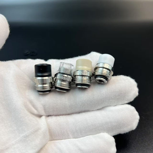 DDSX Mission Series Quick-Release Drip Tip 316 Stainless Steel Plastic PEEK Mouthpiece