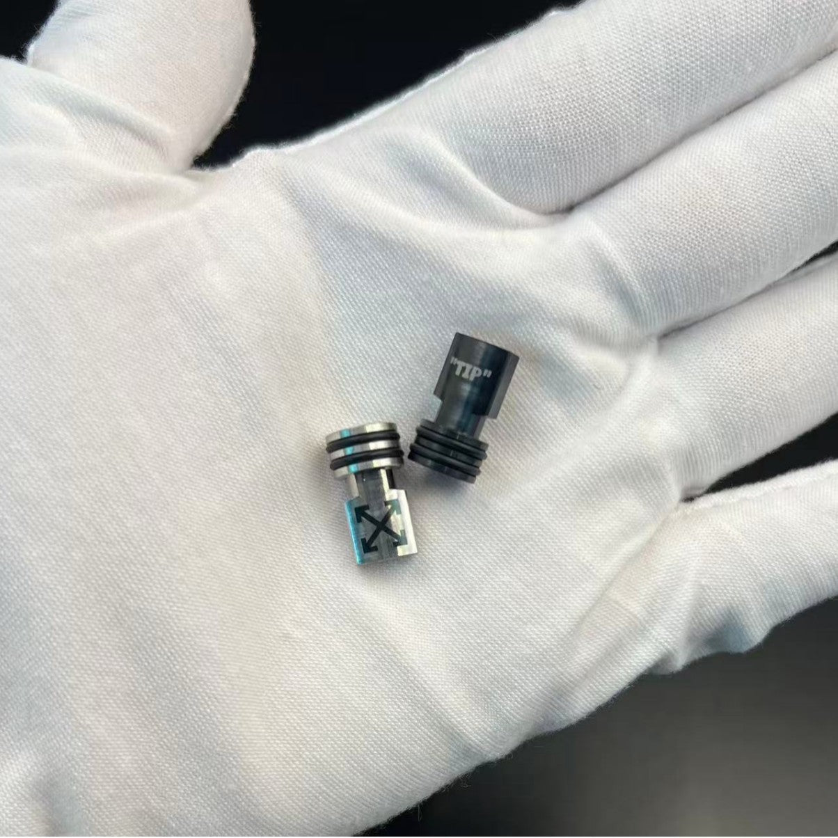 DDSX OFF Tip 510 Titanium Alloy Stainless Steel Compact Drip Tip