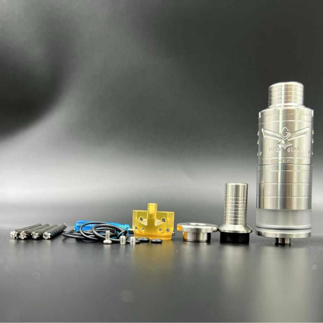 DDSX VG extreme v2 Atomizer 23mm 510 Thread Single Coil 316 Stainless Steel Electrode Post