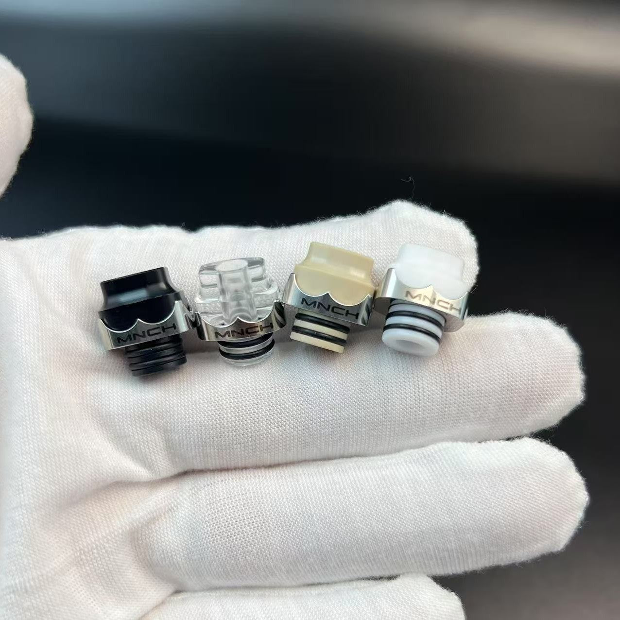 DDSX Crown 510 Small Bore Drip Tip 316 Stainless Steel Plastic PEEK Mouthpiece