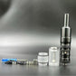 DDSX Flash Mini 316 Stainless Steel Rebuildable Tank Atomizer Diameter17mm 510 thread connection.