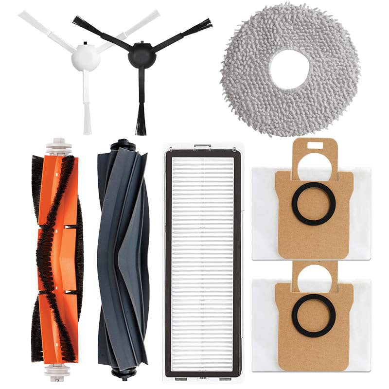 Replacement Parts for Mi Robot Vacuum-Mop All-Rounder 1S/2S/3S & Self-Cleaning 2 Pro | Main Brush, Filter, Mop Cloth