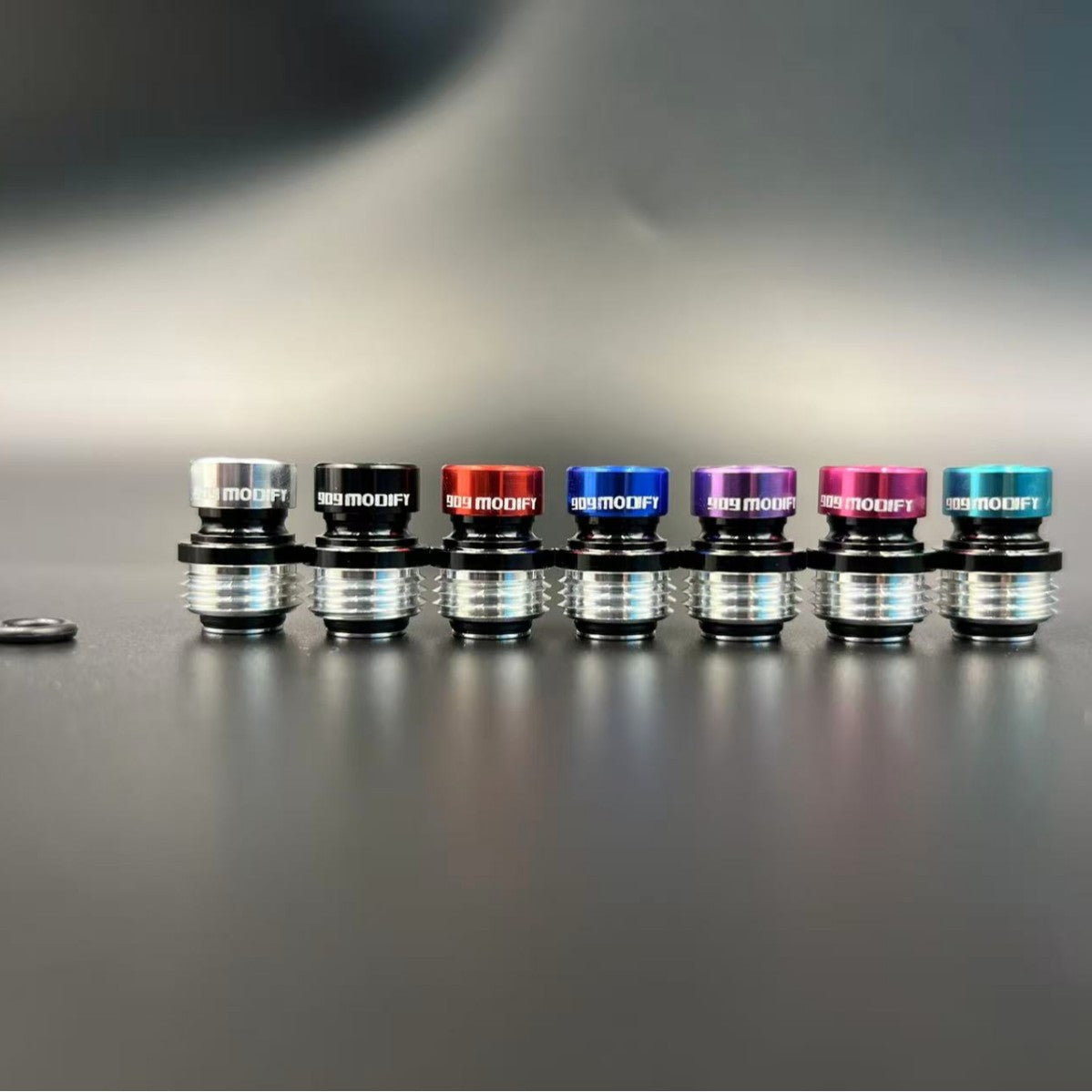 DDSX 909 Aluminum Alloy BB Billet Box Drip Tip Dotaio Mouthpiece