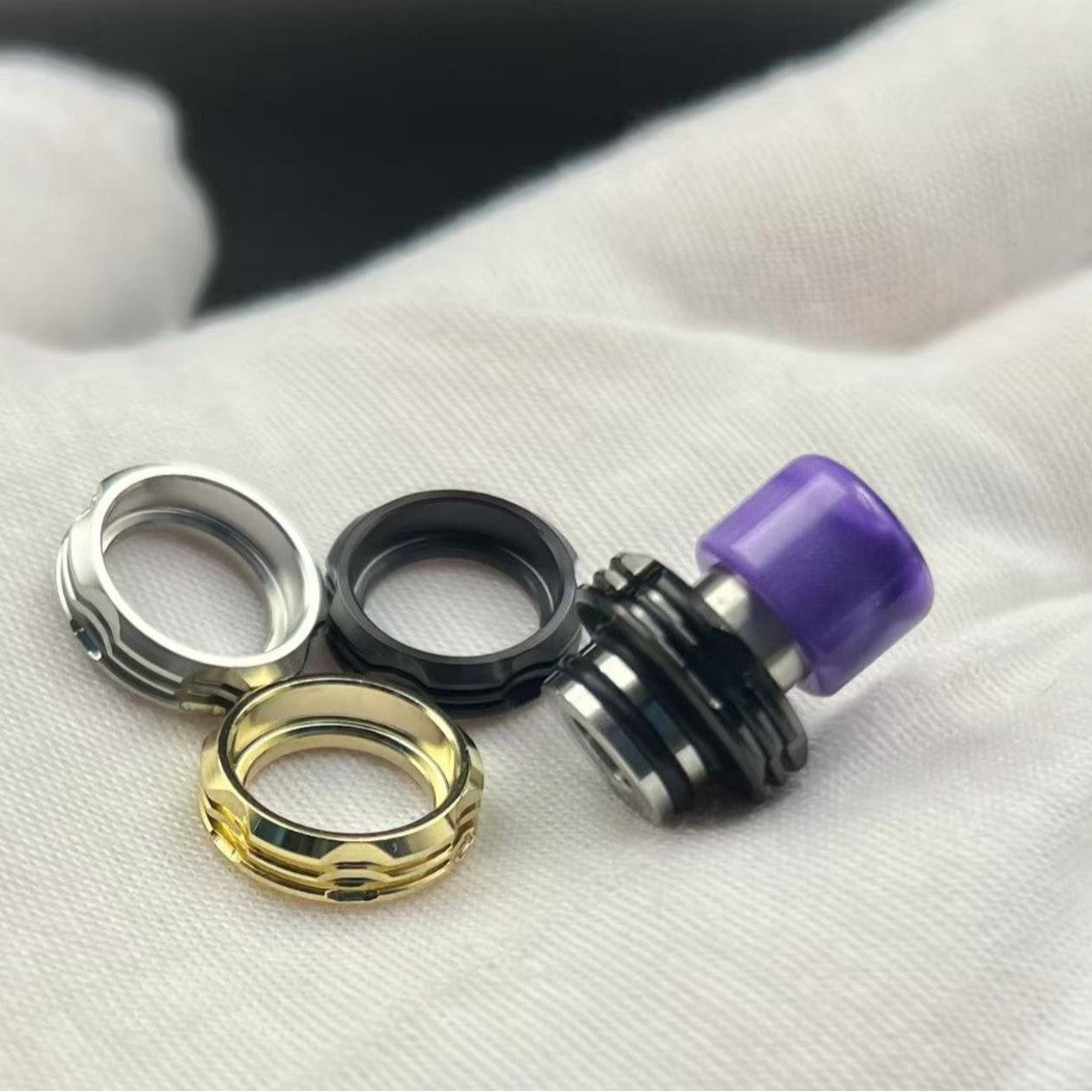 DDSX New 415 Stainless Steel Drip Tip Decorative Ring for 510 Drip Tip Decotative Accessory