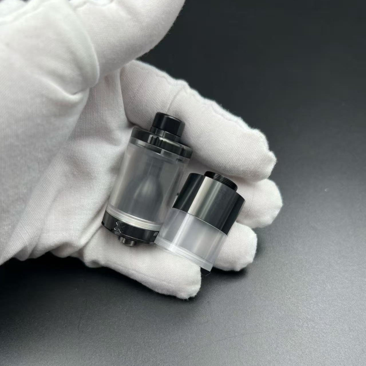 DDSX New Dual-Tank PCTG Version Cloud Atomizer with Screw Collar and Screwdriver Set