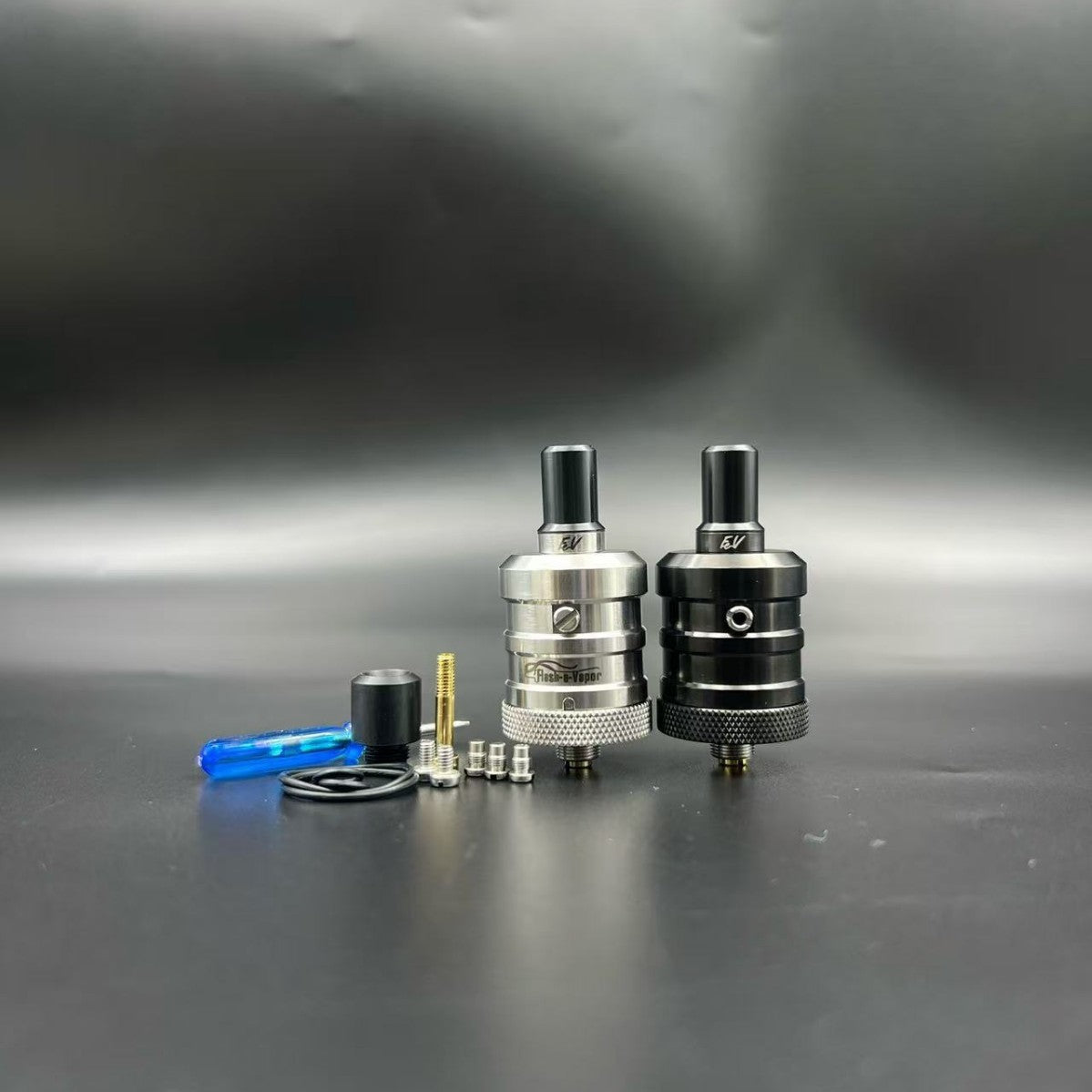 DDSX Flash-e-Vapor Dripper Atomizer with Bottom-Feeding Electrode ScrewUniversal Fit for All Versions