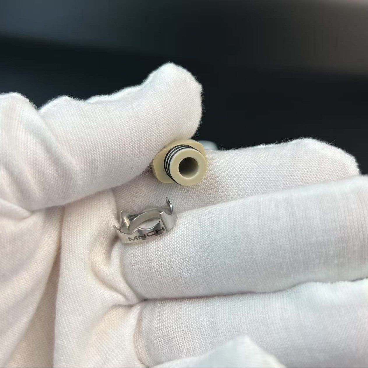 DDSX Crown 510 Small Bore Drip Tip 316 Stainless Steel Plastic PEEK Mouthpiece