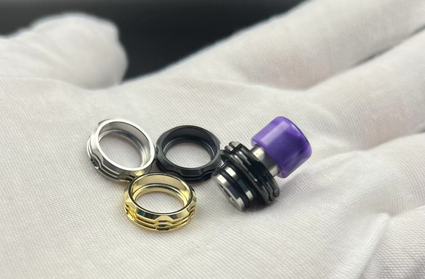 DDSX New 415 Stainless Steel Drip Tip Decorative Ring for 510 Drip Tip Decotative Accessory