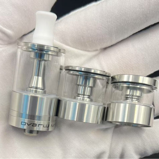 DDSX Dvarw MTL FL 22 Stainless Steel RTA with 11 Pieces of AFC Inserts