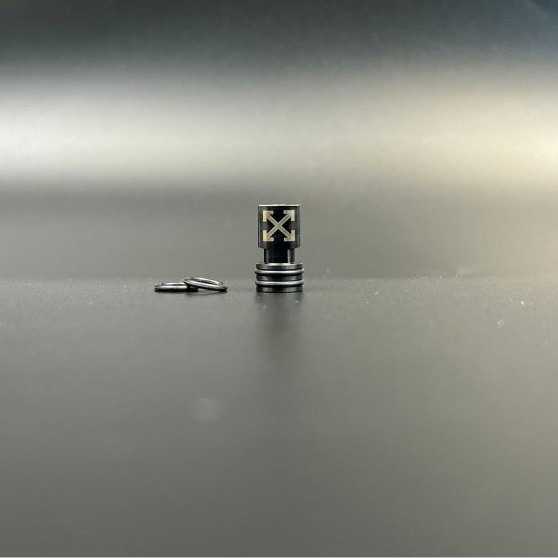 DDSX OFF Tip 510 Titanium Alloy Stainless Steel Compact Drip Tip
