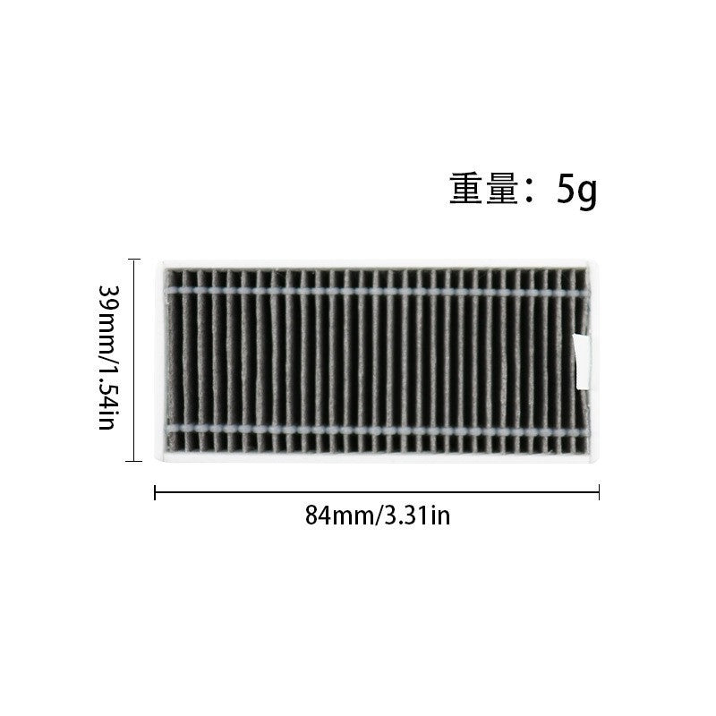Dust Bags Hepa Filters Main Roller Brushes Side Brushes Accessories Kit Compatible for ECOVACS DEEBOT X11 / X11 Pro / T80s