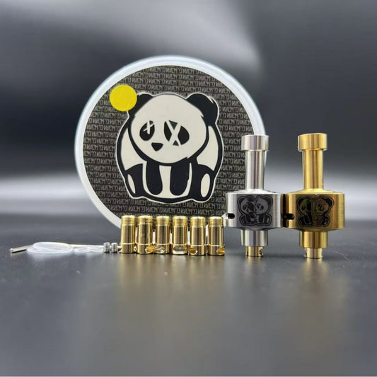 DDSX High-Precision Replica Heat-Resistant Remix'D RBA Panda Vape Skin with 6 Airflow Accessories