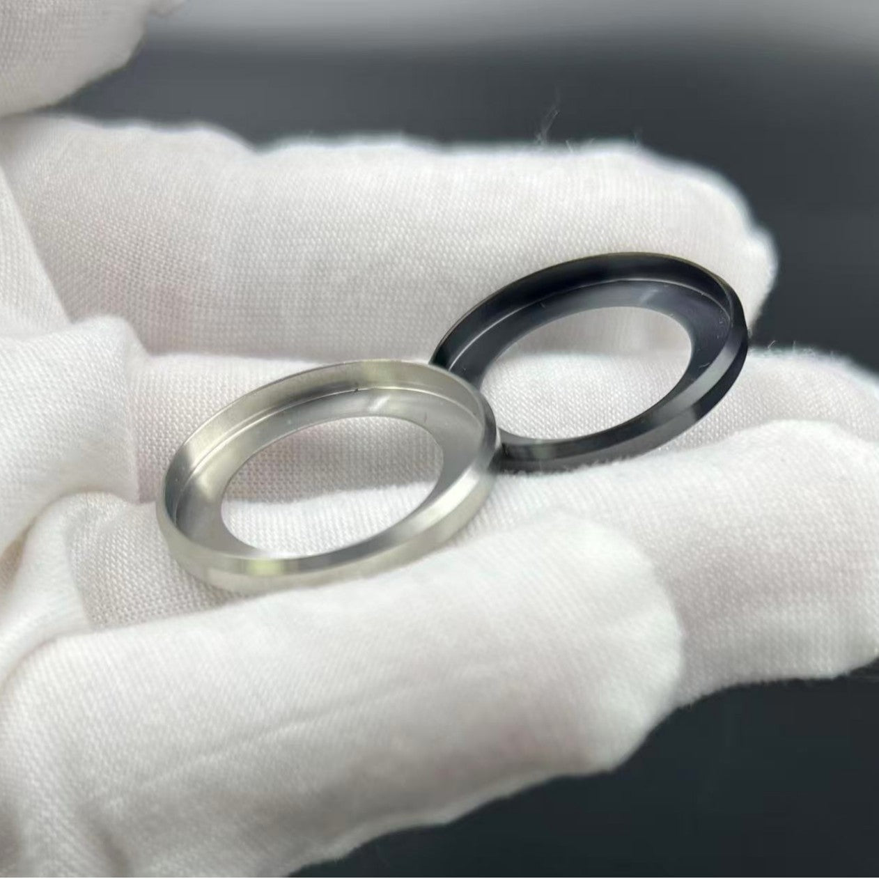 DDSX Typhoon Ring Texture Ring Striped Ring Armor 24mm Decorative Ring for 22mm Stainless Steel