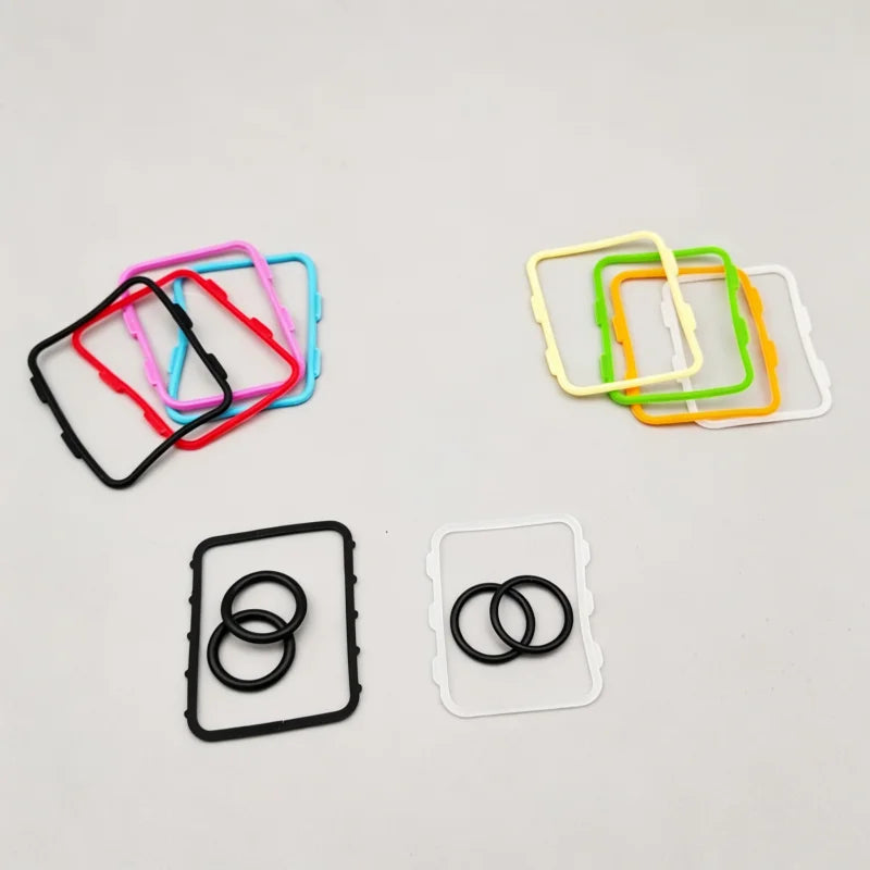 Seal Ring Set Square Silicone Gasket Glass Sheet Accessories for Boro CP2/CP3/CP5