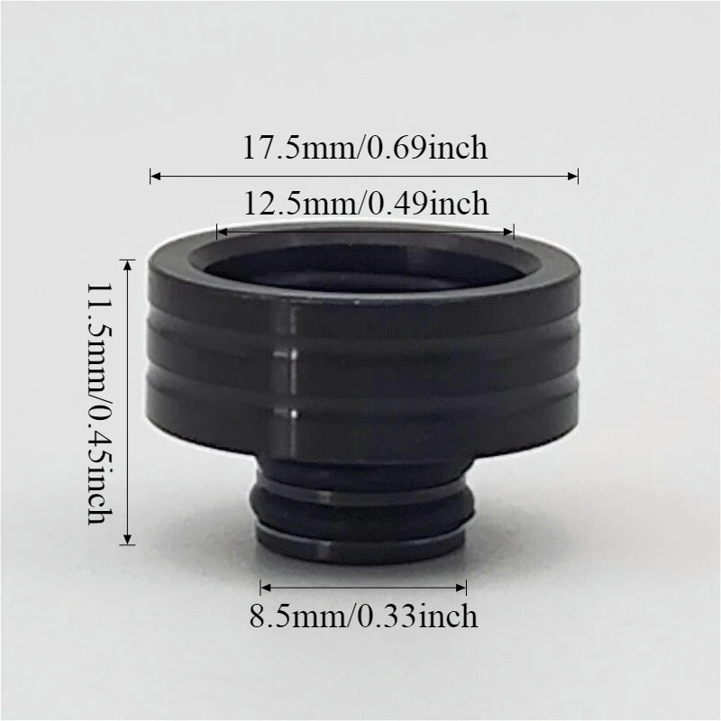 1PC 510 to 810 Aluminum Stainless Steel Striped Pattern Adapter Accessory