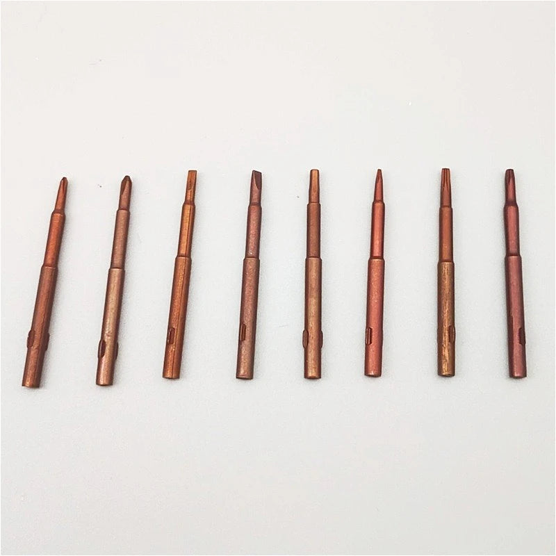 Multi-Size Screwdriver Bits Set Phillips Torx Hexagon Steel Replacement for DIY Tools 5PCS