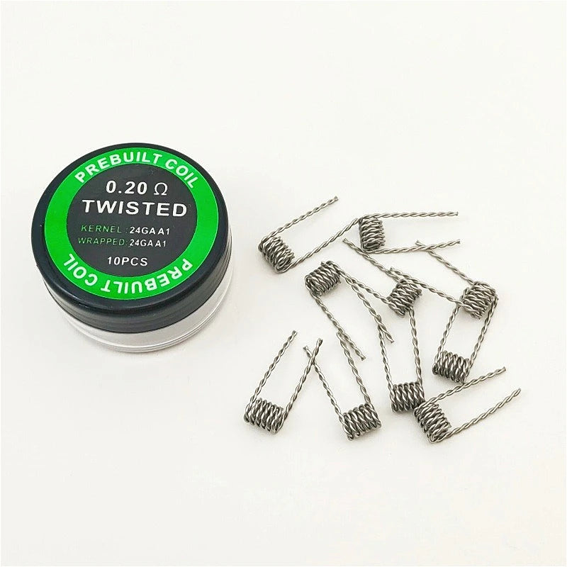 Finished Fancy Heating Wires Alien, Clapton, Twisted, Hive, Tiger, Quad Type - DIY Repair Accessory for RDA/RTA  Atomizers