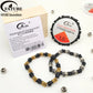 FATUBE DIY Jewelry Making Beads Kit Metal Plastic Tube Spacer Beads with Crystal Elastic Thread for Bracelet Necklace DIY Parts