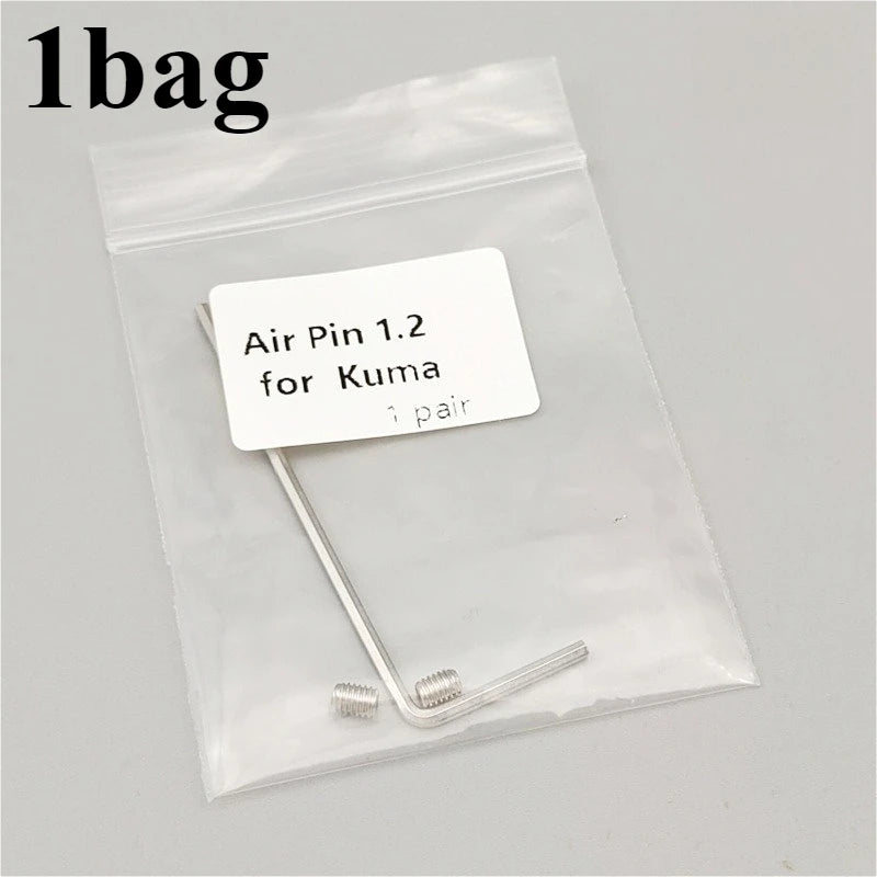 1PC Full steel chamber half steel chamber straight tube for KUMA 2ml 4.5ml 6ml KUMA nano Kit 2ml 6ml Hardware Accessories