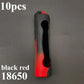 10PCS 18650 Lithium Battery Silicone Sleeve Non-Slip Shockproof Protective Cover