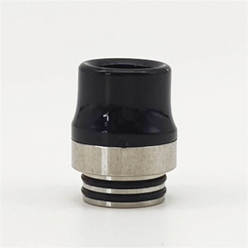 1PC 810 Acrylic Stainless Steel Drip Tip with Holes, Anti-Spitback Straw Joint