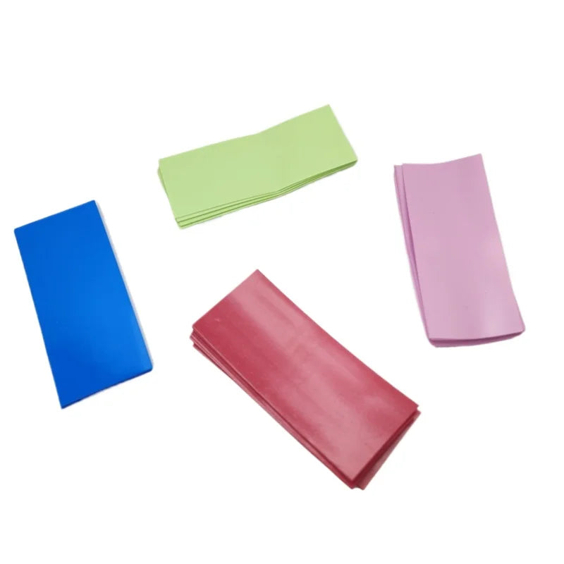 10pcs/pack 18650 Lithium Battery PVC Heat Shrinkable Film Battery Skin Heat Shrinkable Sleeve