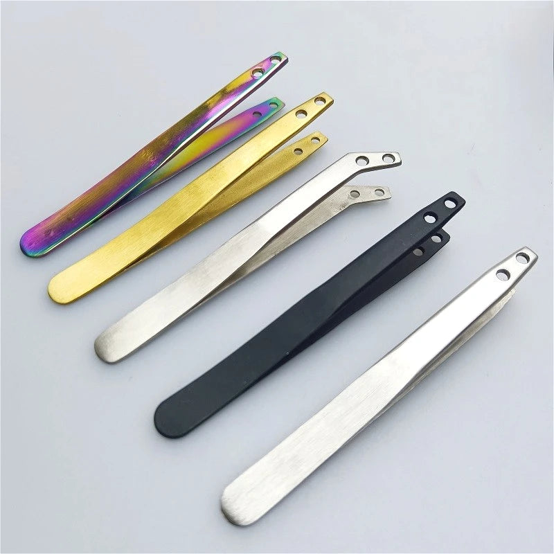 Ceramic Tweezers Tips Kit Stainless Steel Handle Anti-Static High Precision Replacement Tweezers Parts Set Tweezers Repair Tools