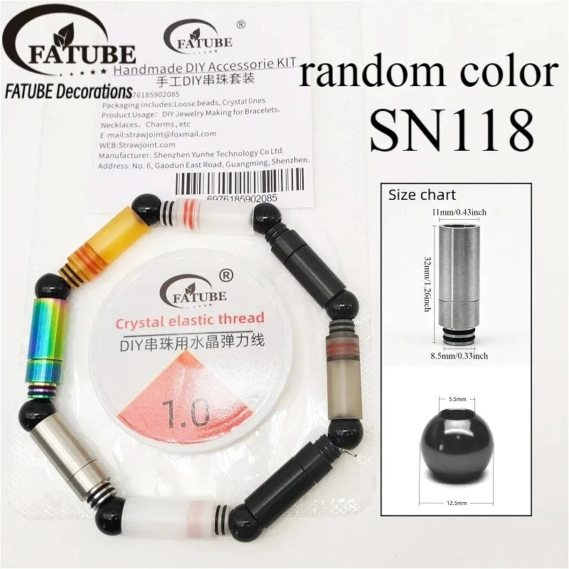 FATUBE Mixed Style Metal Plastic Beads DIY Jewelry Accessories for Bracelets, Necklaces, Personalized Gifts & DIY Projects