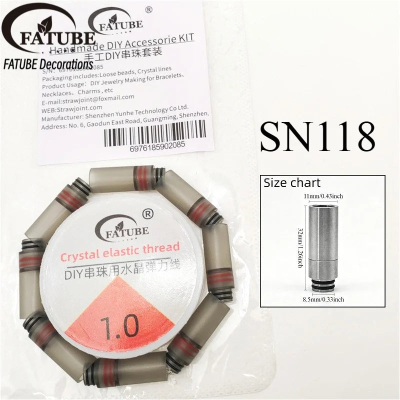 FATUBE Mixed Style Metal Plastic Beads DIY Jewelry Accessories for Bracelets, Necklaces, Personalized Gifts & DIY Projects