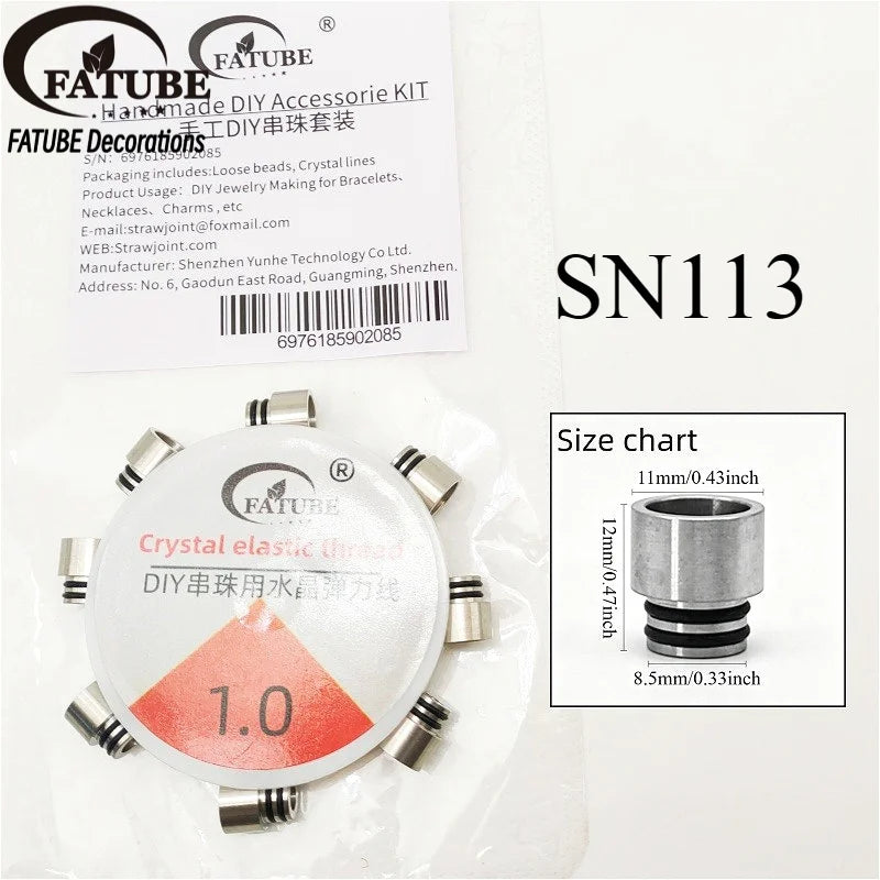 FATUBE Mixed Style Metal Plastic Beads DIY Jewelry Accessories for Bracelets, Necklaces, Personalized Gifts & DIY Projects