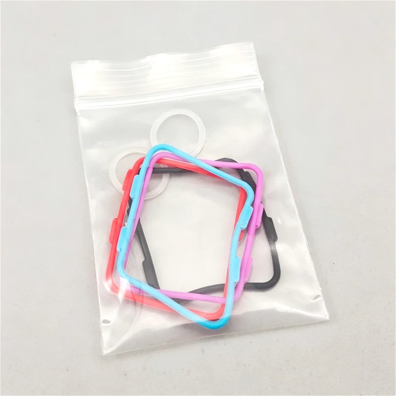 Seal Ring Set Square Silicone Gasket Glass Sheet Accessories for Boro CP2/CP3/CP5