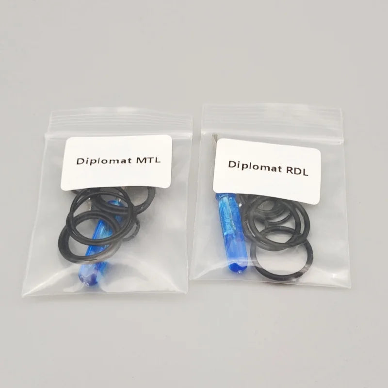 1bag Silicone O-Ring for Merlin Mini Ripley Moka KUMA Diplomat MTL RDL Berserker mini V3 RTA  Seal Ring Accessories