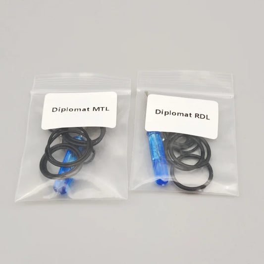 1bag Silicone O-Ring for Merlin Mini Ripley Moka KUMA Diplomat MTL RDL Berserker mini V3 RTA  Seal Ring Accessories