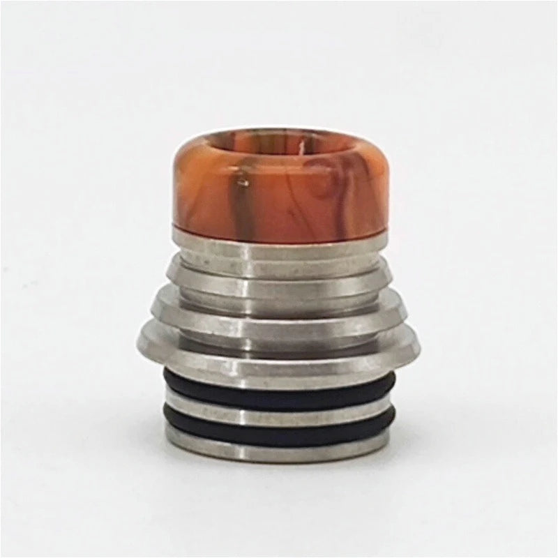 1PC 510 810 Drip Nozzle Tower Shaped Stainless Steel Resin PEI Straw Joint