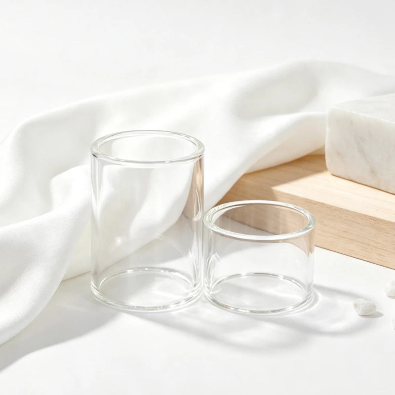 Straw Joint OD13 OD14 OD15 OD16 OD17.5 Thick‑Wall Borosilicate Glass Straight Hollow Drinking Straw Decor Accessories