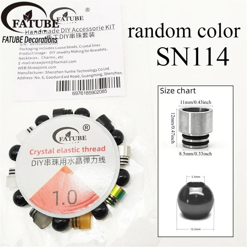 FATUBE Mixed Style Metal Plastic Beads DIY Jewelry Accessories for Bracelets, Necklaces, Personalized Gifts & DIY Projects