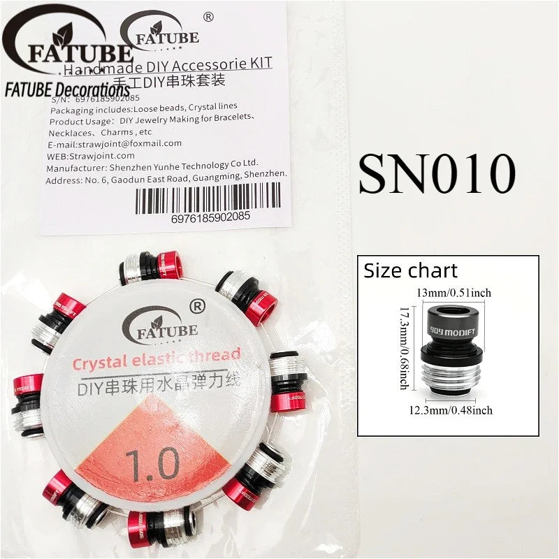 DIY Bracelet Making Spacer Beads Anodized Aluminum Screw Loose Beads for Jewelry Making Handmade Wristband Accessories