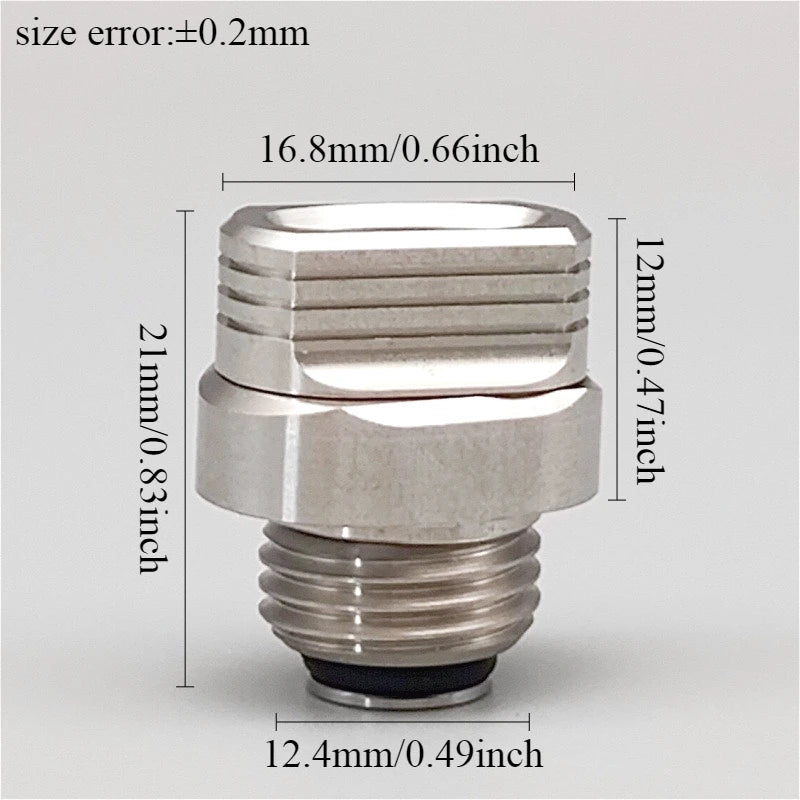 1PC Billet Box BB Drip Stainless Steel Plastic PEEK PEI MPV Quick-release Drip Nozzle