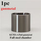 1PC Full steel chamber half steel chamber straight tube for KUMA 2ml 4.5ml 6ml KUMA nano Kit 2ml 6ml Hardware Accessories