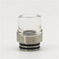 1PC 810 Acrylic Stainless Steel Drip Tip with Holes, Anti-Spitback Straw Joint