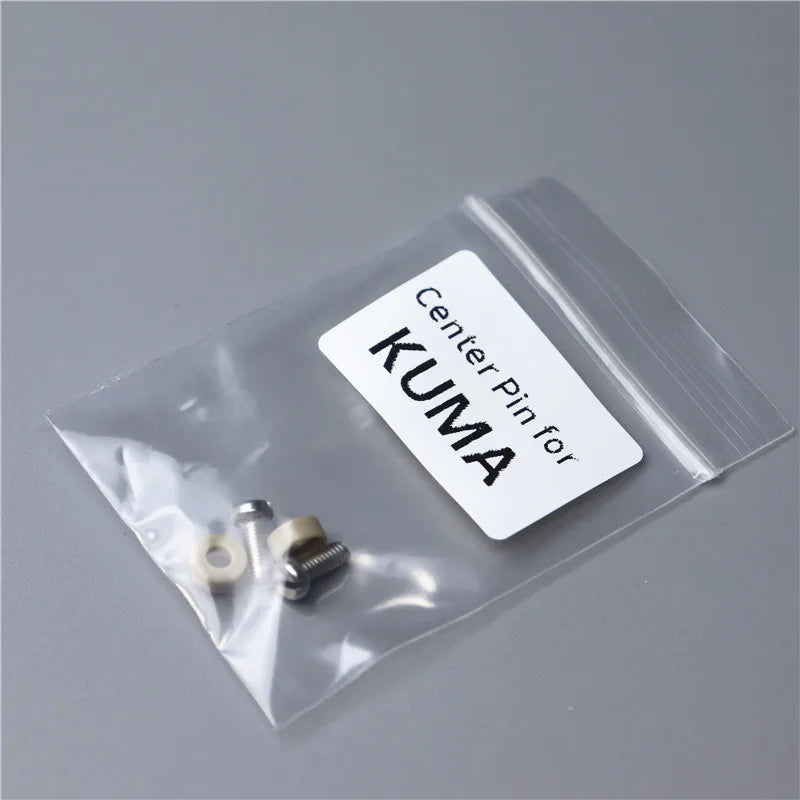 1Kit Fasteners Bolts 510 Pin Copper Center Screw with PEEK Insulating Cap for ZX MESH BISHOP BI2HOP Kuma Dead Rabbit 4 Ripley