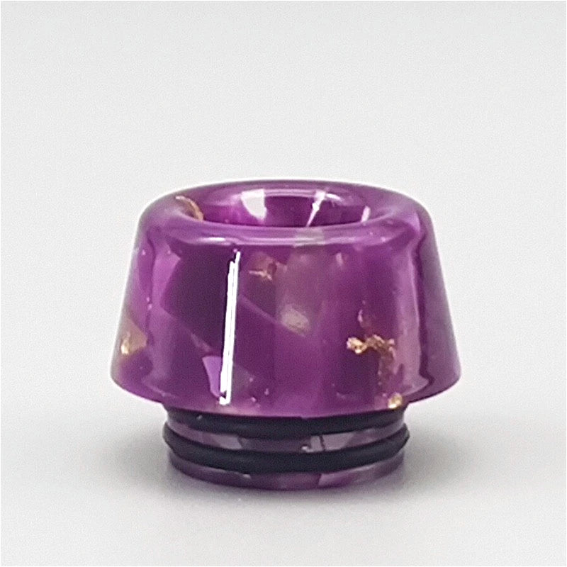 1PC 810 Resin Drip Nozzle with Gold Spots Straw Joint