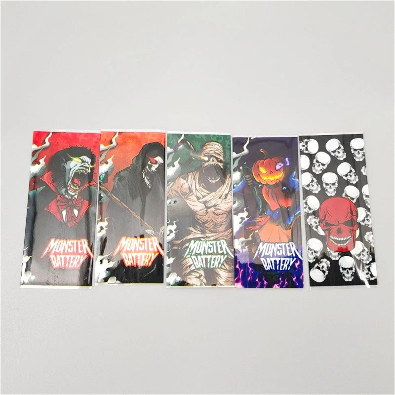 18650 Heat Shrink Tubing Film Battery Insulation Protective Sleeve|DIY Replacement Battery PVC Heat Shrink Film 10pcs/bag